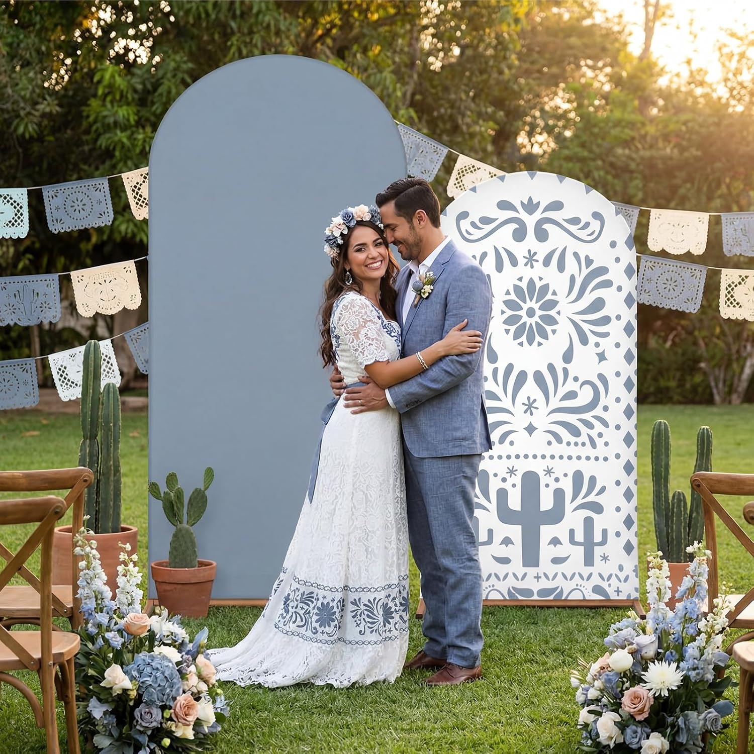 Custom 2-sided Mexico Cielito  - Dessert Table Backdrop review and price