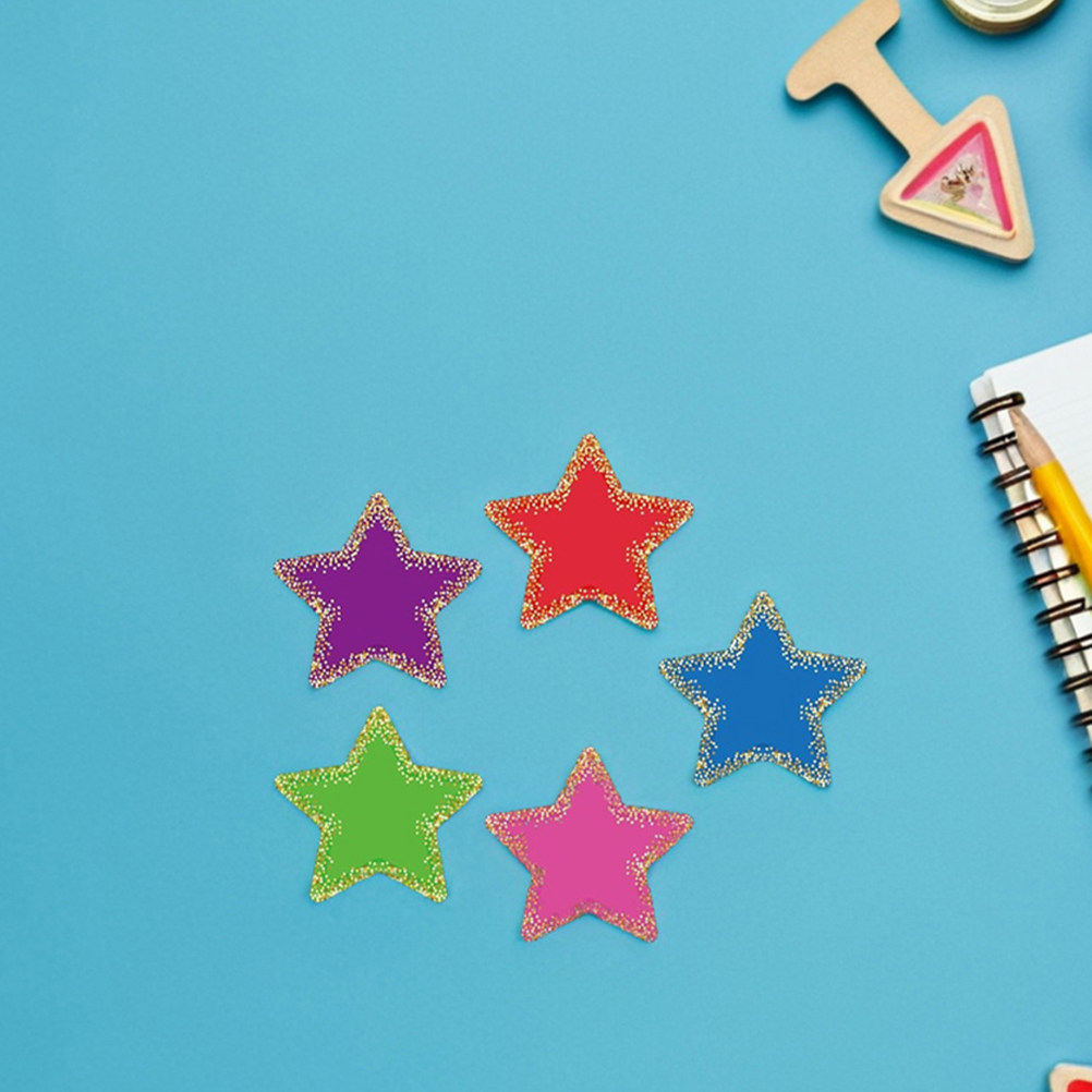1Set Colorful Star Paper Cutou - Papercraft Supply Confetti review and price