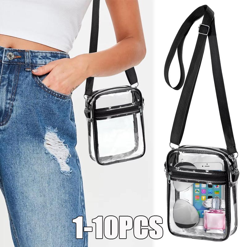 1-10PCS Women Clear Crossbody  - Event & Party Supply Photos review and price