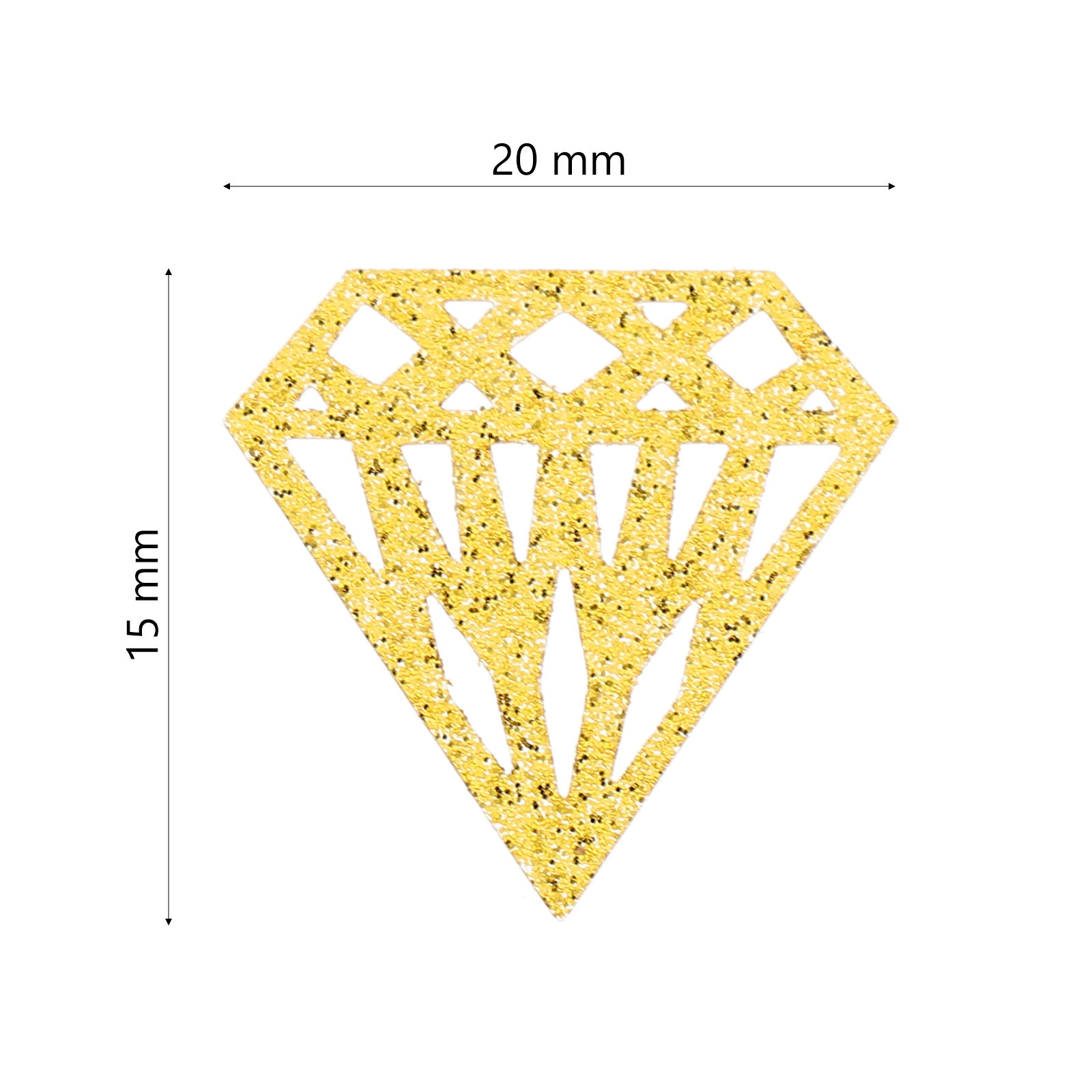 300Pcs Elegant Hollow Diamond  - Papercraft Supply Confetti review and price